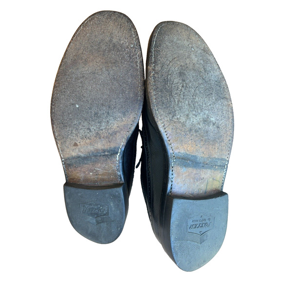 FLORSHEIM IMPERIAL 92604 Kenmoor Gunboat Vintage Black Wing Tip Shoes Size 9.5 D main image 5